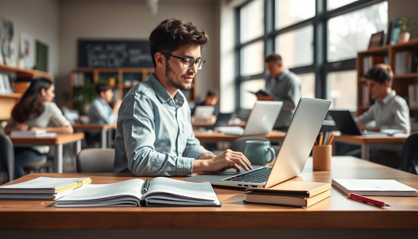 Organized study environment supporting productive learning