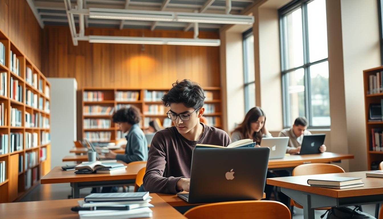 University campus and academic environment in Lisbon